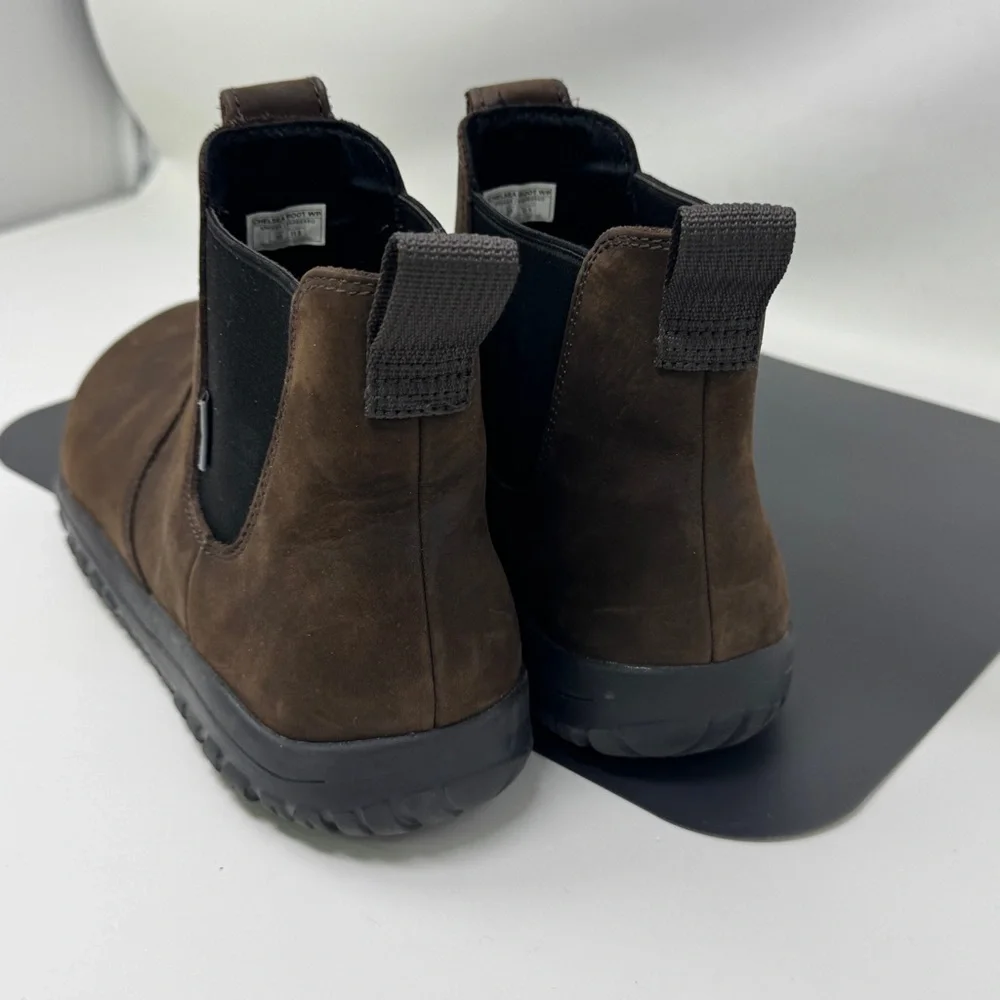 Men's Brown Waterproof Chelsea Rain & Snow Boots